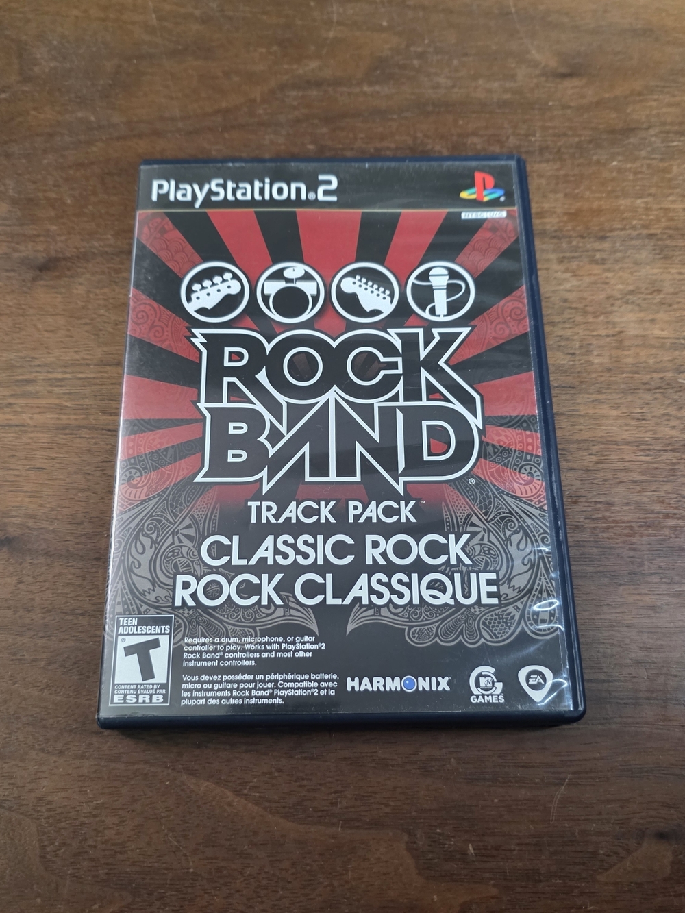 Sony PS2 Rock Band Track Pack: Classic Rock Game Cib